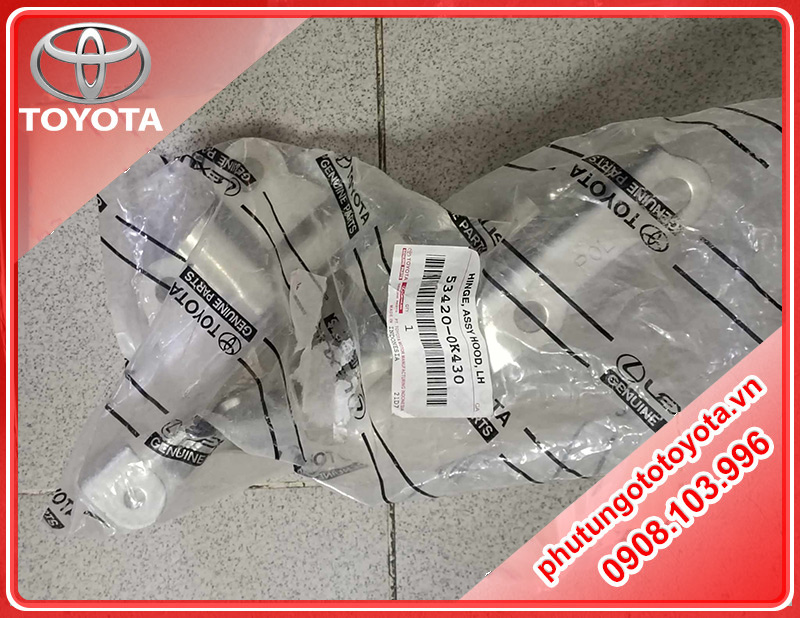 Bản lề Capo Toyota Fortuner 2016-2022