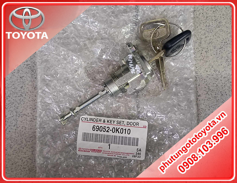 Bộ chìa khóa và xi lanh Toyota Innova (08-16) - Fortuner (09-16)
