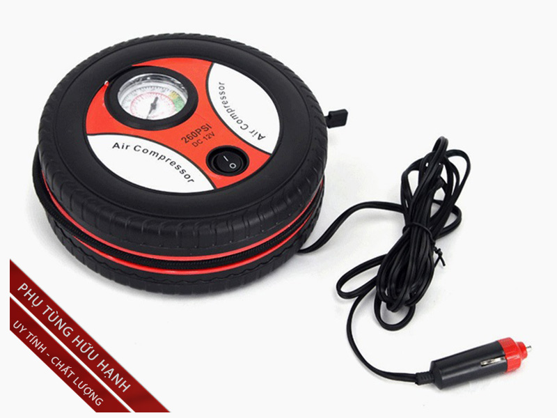 Bơm lốp xe ô tô mini 260PSI-DC12V
