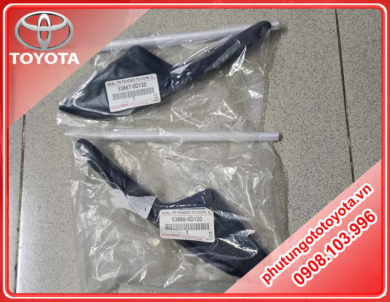 Ốp chân kính chắn gió trước Toyota Vios - Yaris 2014-2020