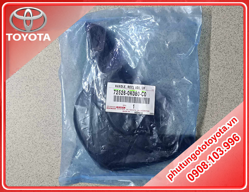 Tay ngã ghế sau bên trái Toyota Fortuner 2016-2022